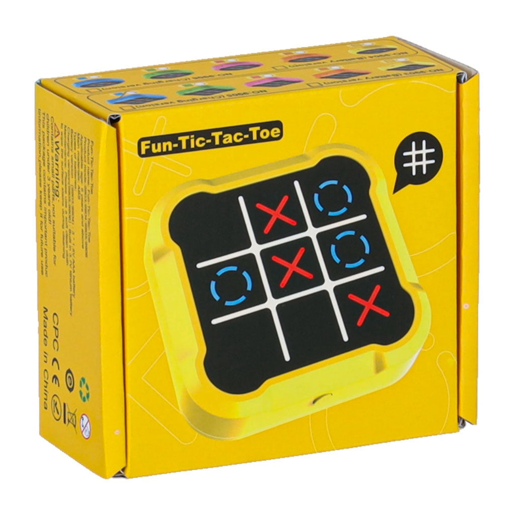 Elektroniskt tic tac toe-spel med LED, 4 spellägen, från 5 år