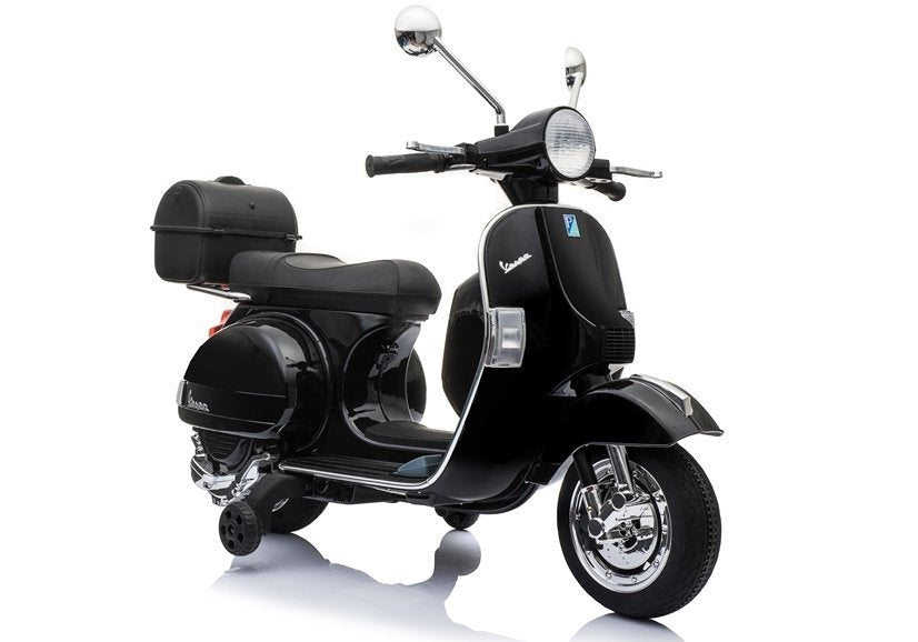 Elmotorcykel för barn 12V 2x45W 3-4 km/h svart med MP3/USB