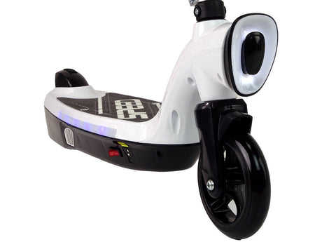 Elscooter KL-168 vit kompakt och lätt 8,6 kg