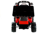 Eltraktor för barn 12V med grävarm och 2.4G fjärrkontroll röd
