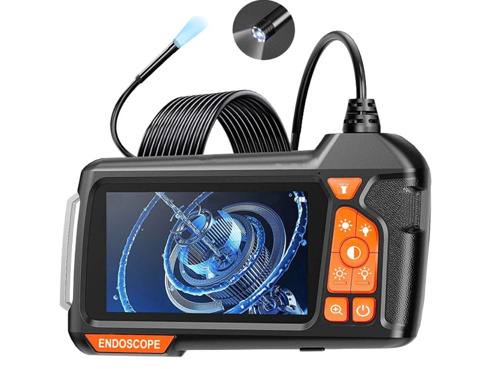 Endoskopkamera 5 m kabel 4,3 skärm 720p 5,5 mm IP67