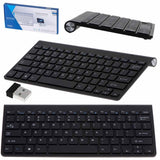 Eng Trådlöst tangentbord Utan ÅÄÖ 2.4GHz USB för Smart TV/PC/Mac/Android svart
