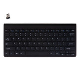 Eng Trådlöst tangentbord Utan ÅÄÖ 2.4GHz USB för Smart TV/PC/Mac/Android svart