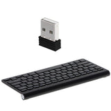 Eng Trådlöst tangentbord Utan ÅÄÖ 2.4GHz USB för Smart TV/PC/Mac/Android svart