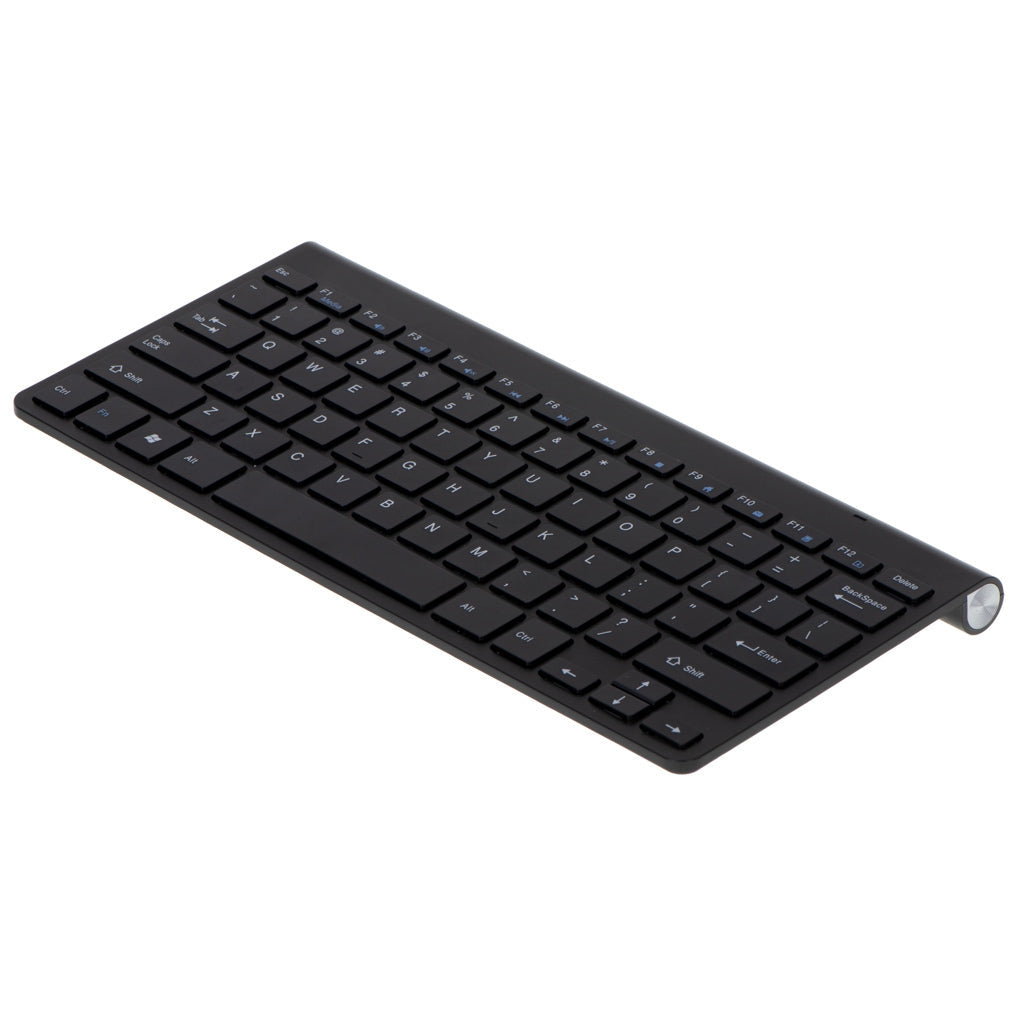 Eng Trådlöst tangentbord Utan ÅÄÖ 2.4GHz USB för Smart TV/PC/Mac/Android svart