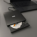 Extern DVD/CD-brännare USB 3.0 24x/8x för Windows/macOS/Linux