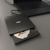 Extern DVD/CD-brännare USB 3.0 24x/8x för Windows/macOS/Linux