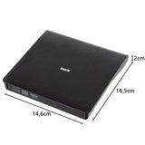 Extern DVD/CD-brännare USB 3.0 24x/8x för Windows/macOS/Linux