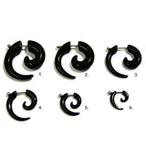 Fake expander svart 3 mm (nr 6) plast 1 st