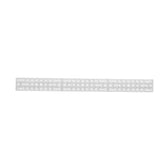 Fågelpiggar plast vit 8-pack 342 cm för balkong, fönsterbleck, räcke
