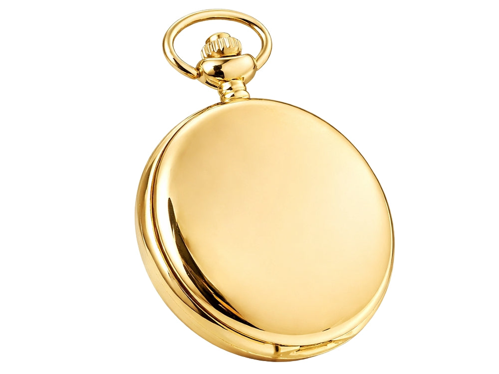 Fickkompass i metall guld 360° med lock 6x1,2 cm