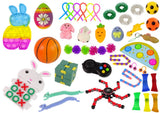 Fidget-leksaker set 41-pack påsktema giftfria CE/EN71 från 3 år