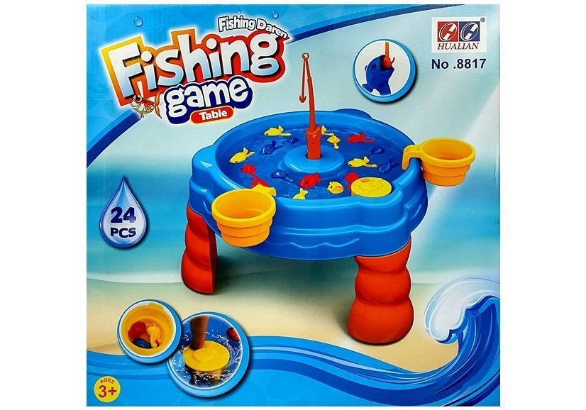 Fiskespel arkadbord 2 spelare 38,5x38,5 cm från 3 år