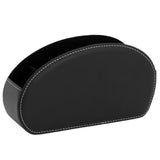 Fjärrkontrollhållare med 5 fack i läderlook 20x10,5x7,5 cm