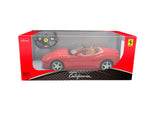 Fjärrstyrd Ferrari California sportbil 1:24 röd med öppningsbara dörrar