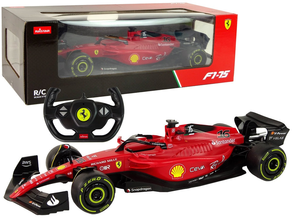 Fjärrstyrd Ferrari F1 R/C racingbil 1:12 röd 47 cm