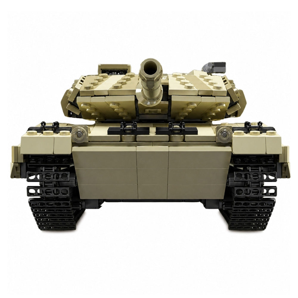 Fjärrstyrd Leopard stridsvagn byggset 1100 delar appstyrning 35,4 cm