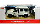 Fjärrstyrd Mercedes G63 off-road bil 1:14 med LED, 2.4 GHz vit