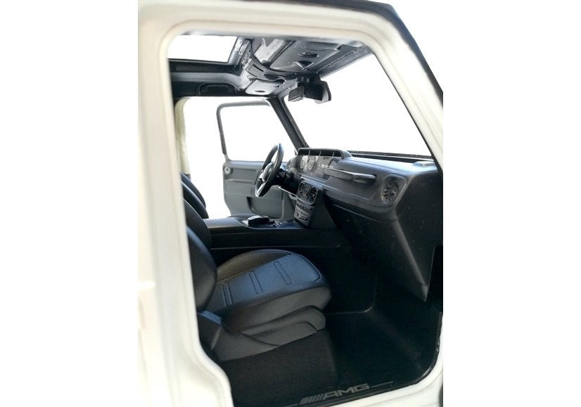 Fjärrstyrd Mercedes G63 off-road bil 1:14 med LED, 2.4 GHz vit