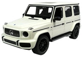 Fjärrstyrd Mercedes G63 off-road bil 1:14 med LED, 2.4 GHz vit