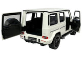 Fjärrstyrd Mercedes G63 off-road bil 1:14 med LED, 2.4 GHz vit