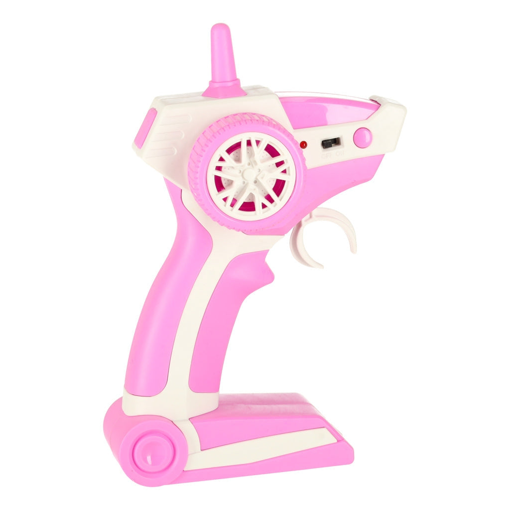 Fjärrstyrd RC-husbil food truck 2.4 GHz med ljus/ljud rosa set