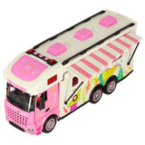 Fjärrstyrd RC-husbil food truck 2.4 GHz med ljus/ljud rosa set