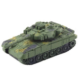 Fjärrstyrd RC-tank T90 1:18 27 MHz 360° torn Li-ion USB-laddning