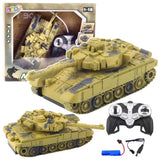 Fjärrstyrd RC-tank T90 1:18 27 MHz 360° torn USB-laddning