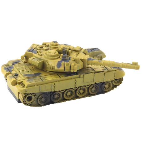 Fjärrstyrd RC-tank T90 1:18 27 MHz 360° torn USB-laddning