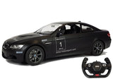 Fjärrstyrd bil BMW M3 1:14 svart 2.4 GHz LED-ljus 9 km/h
