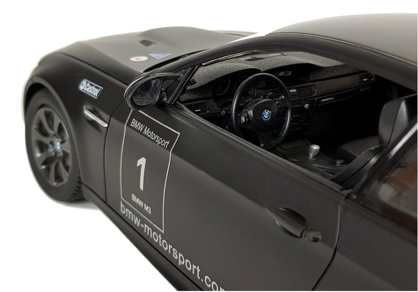 Fjärrstyrd bil BMW M3 1:14 svart 2.4 GHz LED-ljus 9 km/h