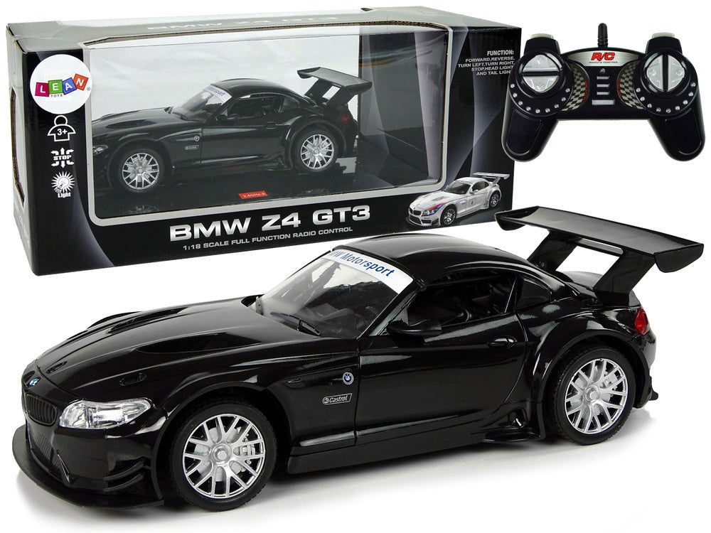 Fjärrstyrd bil BMW Z4 GT3 22 cm svart med 2,4 GHz fjärrkontroll