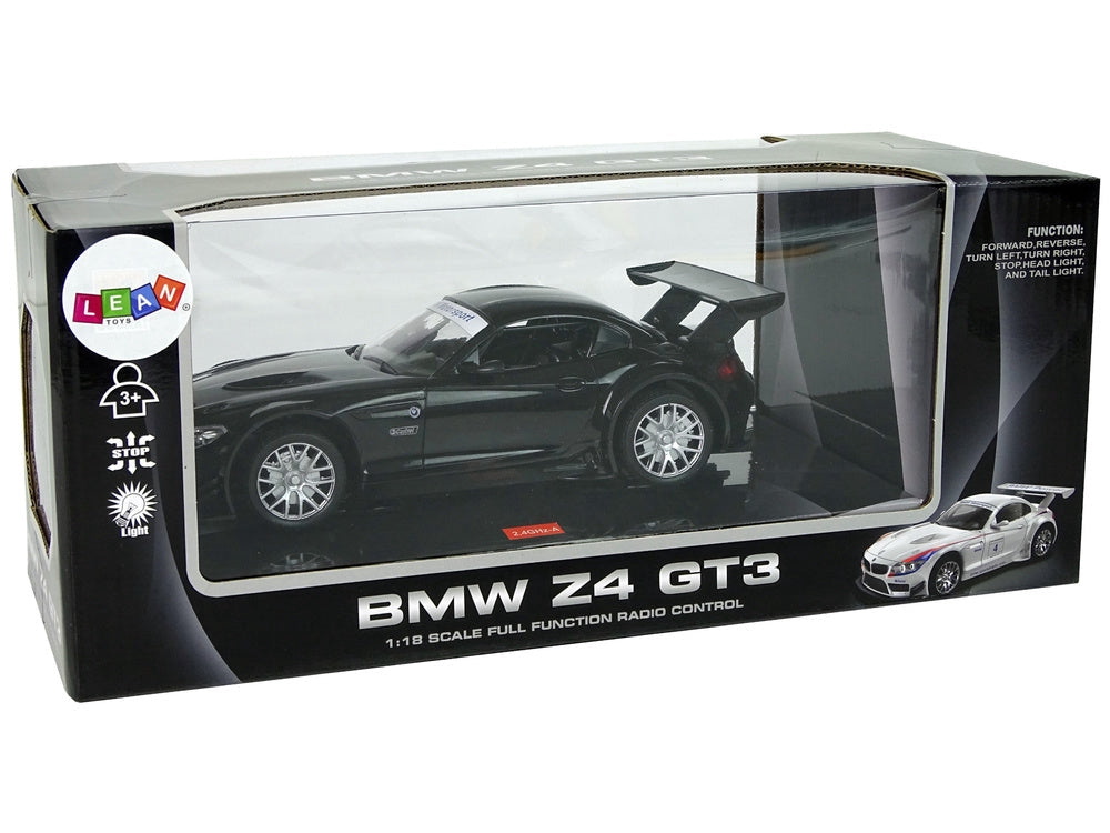 Fjärrstyrd bil BMW Z4 GT3 22 cm svart med 2,4 GHz fjärrkontroll