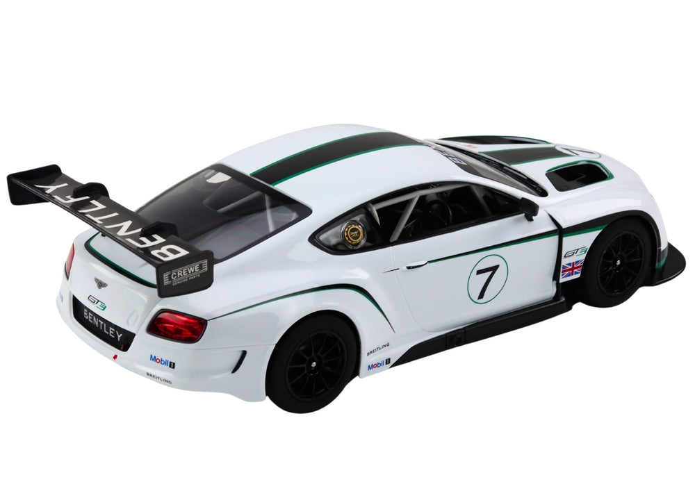 Fjärrstyrd bil Bentley Continental GT3 1:14 vit 2,4 GHz