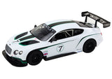Fjärrstyrd bil Bentley Continental GT3 1:14 vit 2,4 GHz