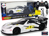 Fjärrstyrd bil Corvette C6.R 1:18 2,4 GHz med ljus vit