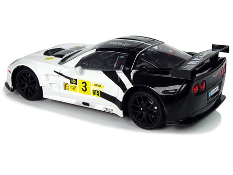 Fjärrstyrd bil Corvette C6.R 1:18 2,4 GHz med ljus vit