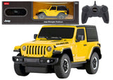Fjärrstyrd bil Jeep Wrangler JL Rubicon 1:24 gul 25 cm