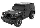 Fjärrstyrd bil Jeep Wrangler JL Rubicon 1:24 svart med fjärrkontroll