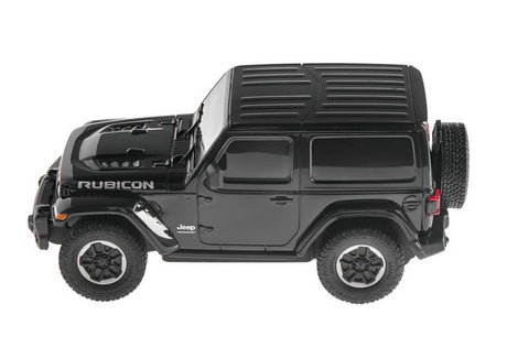 Fjärrstyrd bil Jeep Wrangler JL Rubicon 1:24 svart med fjärrkontroll