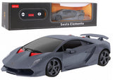 Fjärrstyrd bil Lamborghini Sesto Elemento 1:24 grå 2,4 GHz