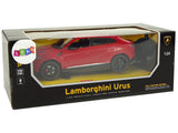 Fjärrstyrd bil Lamborghini Urus 1:24 röd 2.4 GHz med ljus