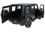 Fjärrstyrd bil Mercedes G63 1:14 svart med LED-ljus 2.4 GHz