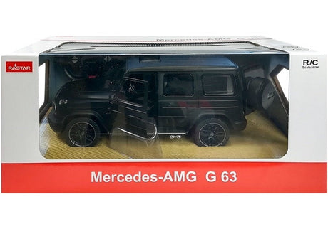 Fjärrstyrd bil Mercedes G63 1:14 svart med LED-ljus 2.4 GHz