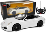 Fjärrstyrd bil Porsche 911 Carrera S 1:12 vit med LED-ljus