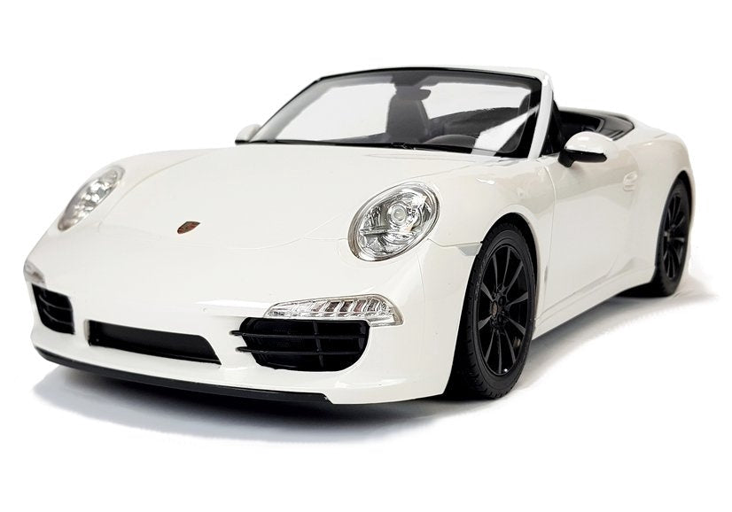 Fjärrstyrd bil Porsche 911 Carrera S 1:12 vit med LED-ljus