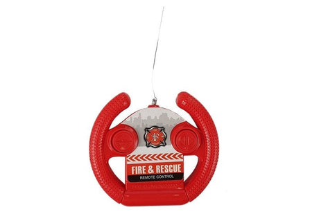 Fjärrstyrd brandbil leksak 27 cm med fjärrkontroll, 3+ år