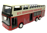 Fjärrstyrd dubbeldäckarbuss 1:18 med ljus/ljud 2,4 GHz 34 cm