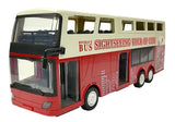 Fjärrstyrd dubbeldäckarbuss 1:18 med ljus/ljud 2,4 GHz 34 cm